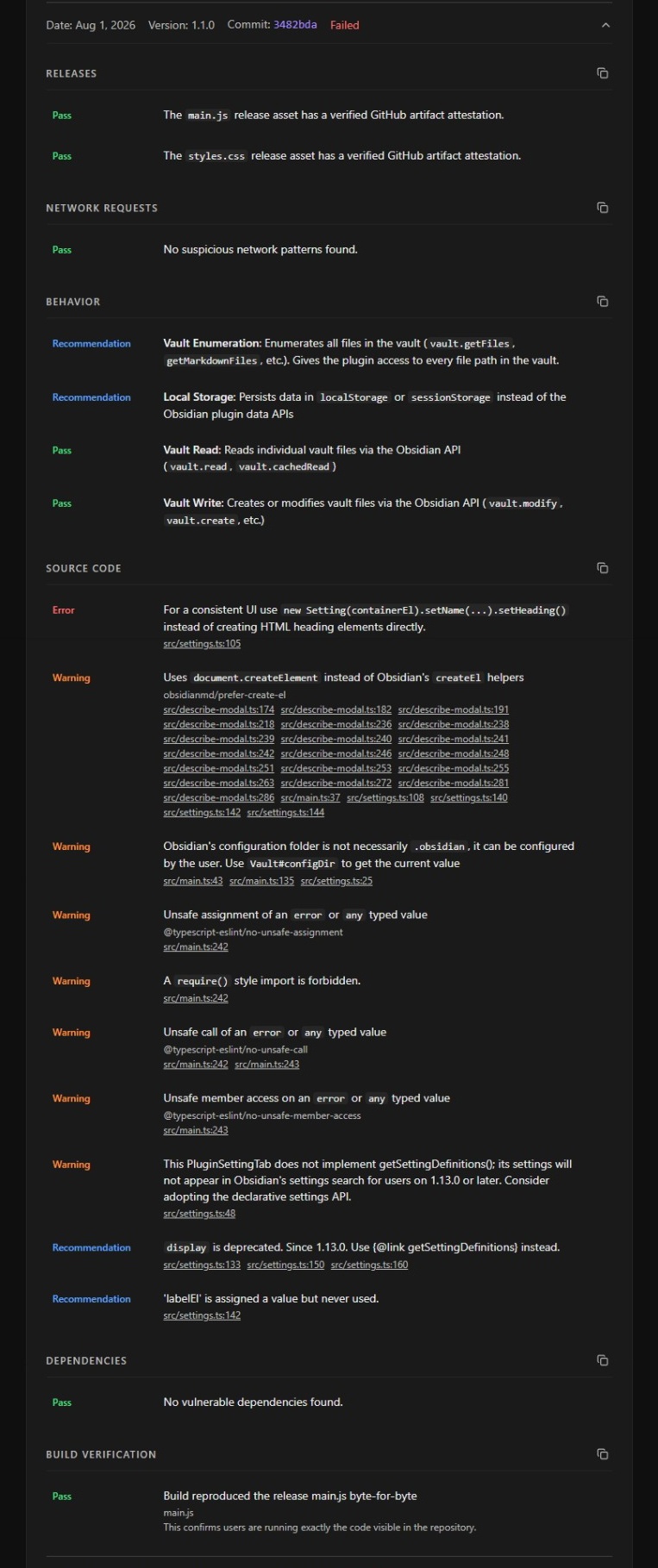 Написал плагин и довёл до релиза в каталоге Obsidian, без единой написанной строчки кода - 2